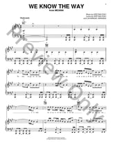 We Know The Way piano sheet music cover